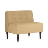 アームレスソファ ダイニングソファ チェア | LUNCH 3×4 ソフィア生地