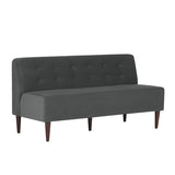 三人掛け アームレス ソファ | LUNCH 3×7 モダン生地