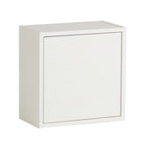 ウォールシェルフ 扉付き | WallBox7-DX A 単品M 棚付き 木目