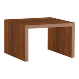 コーヒーテーブル 幅65 奥行65 正方形 | ZERO-X 6565L 木目