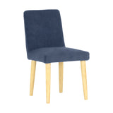 椅子 イス チェア | Joneチェア 張り込みタイプ ナチュラル脚 デニム生地