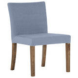 椅子 ダイニングチェアー おしゃれ | JOY 1P Sサイズ肘なし ブラウン脚 デニム