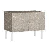 テレビ台 ミニ 80cm 扉収納 大理石柄 グレー | graystone 80LTV