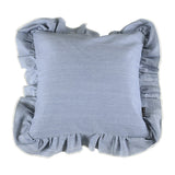デニムクッション 人気 レストラン | interior cushion frill zero 45Fデニム【カバーのみ】