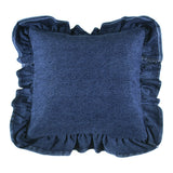 デニムクッション 人気 レストラン | interior cushion frill zero 45Fデニム【カバーのみ】