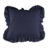 デニムクッション 人気 レストラン | interior cushion frill zero 45Fデニム【カバーのみ】