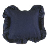 デニムクッション かわいい 日本製 | interior cushion frill three 45Fデニム【カバーのみ】