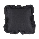 デニムクッション かわいい 日本製 | interior cushion frill three 45Fデニム【カバーのみ】