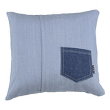ファブリッククッション おすすめ 寝室 | interior cushion pocket singleデニム【カバーのみ】