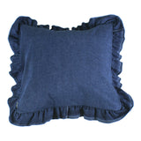デニムクッション おすすめ 寝室 | interior cushion frill zero 60Fデニム【カバーのみ】