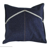 インテリアクッション カバー シンプル | interior cushion y 45Fデニム【カバーのみ】