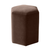 ハイスツール 六角形 | Lock stool 47H モケット生地