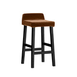 カウンターチェア カバー張り込み | BALハイチェア 1P/脚BK モケット生地