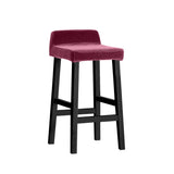 カウンターチェア カバー張り込み | BALハイチェア 1P/脚BK モケット生地