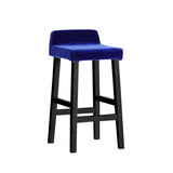 カウンターチェア カバー張り込み | BALハイチェア 1P/脚BK モケット生地