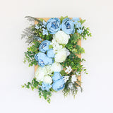 人工観葉植物 水色 アートパネル | Botanical v.class 03