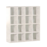 ディスプレイラック 白 | H-001 4×4/D27 marble