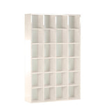 本棚 鏡面 ホワイト | H-001 4×6/D27 whitewood