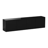 ウォールシェルフ 扉付き | WallBox7-DX B-1200 black