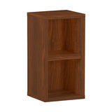 ナチュラル 壁面収納 コミック収納 | H-001 1×2/D22 木目