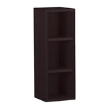 本棚 スリムラック オープン収納 木製 本収納 | H-001 1×3/D22 木目