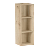 本棚 スリムラック オープン収納 木製 本収納 | H-001 1×3/D22 木目