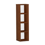 リビング 省スペース コミック収納 | H-001 1×4/D22 木目