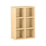 本棚 ミドルタイプで使いやすいオープンラック | H-001 2×3/D22 木目