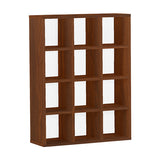 ミドルラック ブックシェルフ 収納 | H-001 3×4/D22 木目