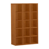 本棚 大容量収納 ブックシェルフ | H-001 3×5/D22 木目