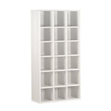 ダークブラウン ホワイト オープンラック | H-001 3×6/D22 木目