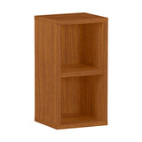 スリムラック オープン収納 ブックシェルフ | H-001 1×2/D25 木目