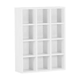 ダークブラウン 本棚 ラック | H-001 3×4/D25 木目