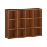 コミック ディスプレイ ラック | H-001 4×3/D25 木目