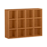 コミック ディスプレイ ラック | H-001 4×3/D25 木目