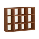 コミック ディスプレイ ラック | H-001 4×3/D25 木目