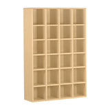 リビング ホワイト 棚 本棚 | H-001 4×6/D25 木目