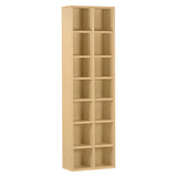 本棚 スリムタイプ A4収納 | H-001 2×7/D30 木目