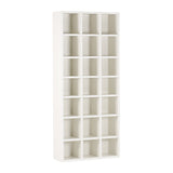 本棚 大容量 収納 オフィス 書斎 ラック | H-001 3×7/D30 木目