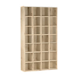 ナチュラル ホワイト ミニ本棚 | H-001 4×7/D30 木目