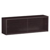 ウォールシェルフ 長方形 | WallBox7 B-900 Glass 木目