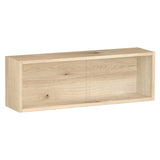 ウォールシェルフ 長方形 | WallBox7 B-900 Glass 木目