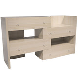 ローチェスト ホワイト 完成品 リビング収納 | C+R 80-4 whitewood