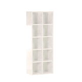 ディスプレイラック 店舗什器 | H-001 2×5/D35 marble