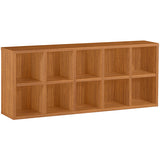 コミック 棚 ホワイト ダークブラウン | H-001 5×2/D22 木目