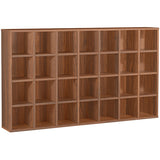 ナチュラル ダークブラウン ラック | H-001 7×4/D22 木目