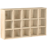 大型 ホワイト ナチュラル | H-001 5×3/D30 木目