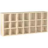 ラック 本棚 大容量 | H-001 7×3/D30 木目