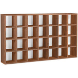 ラック ブックシェルフ 収納 | H-001 7×4/D30 木目