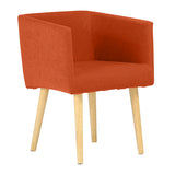 ダイニングチェア 布地 北欧 | Aoneチェア 1Pフラット両肘 ソフィア